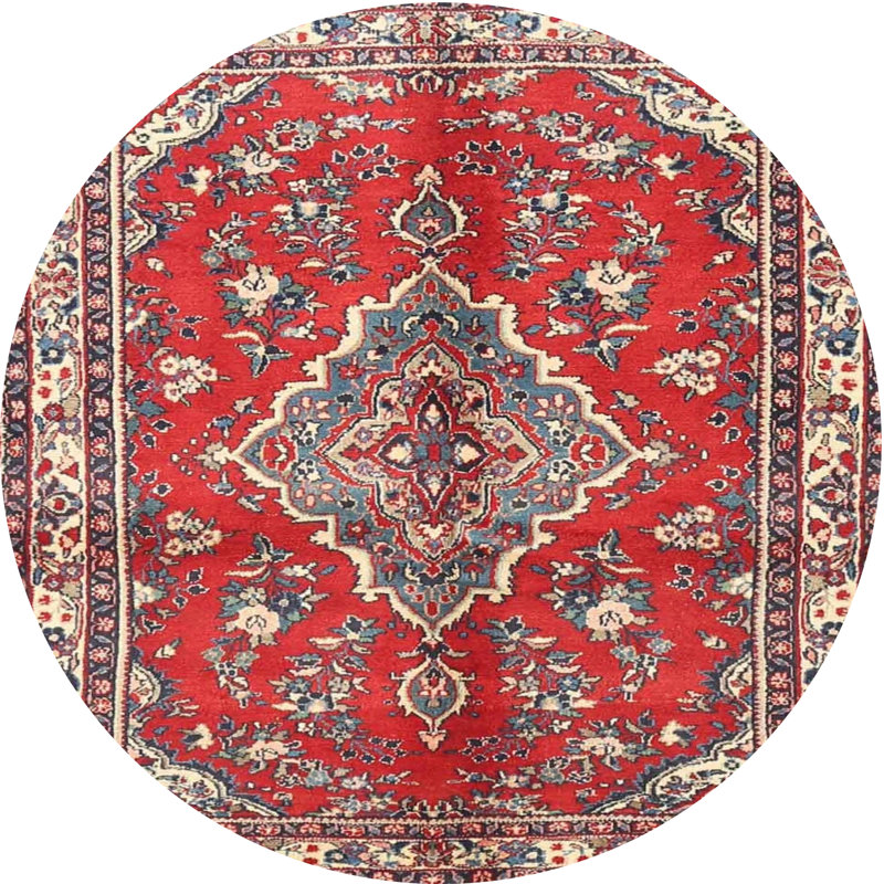 Oriental Indoor Rug, Round 8'