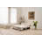 Stylish 3-Seat Sofa-Bed, Cream Chenille Fabric, 91.7 x 32.7 x 36.6 inches | Sturdy Timber Frame, 7-inch Plastic Legs, Comfortable 12.0 cm Foam Seat | Perfect for Living Room, Guest Room, and Versatile Use