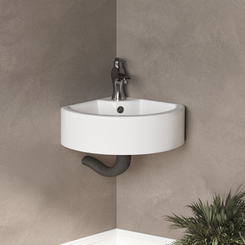 The Renovators Supply Inc. 12.63'' Reno-Gloss Vitreous China Specialty Bathroom Sink with Overflow