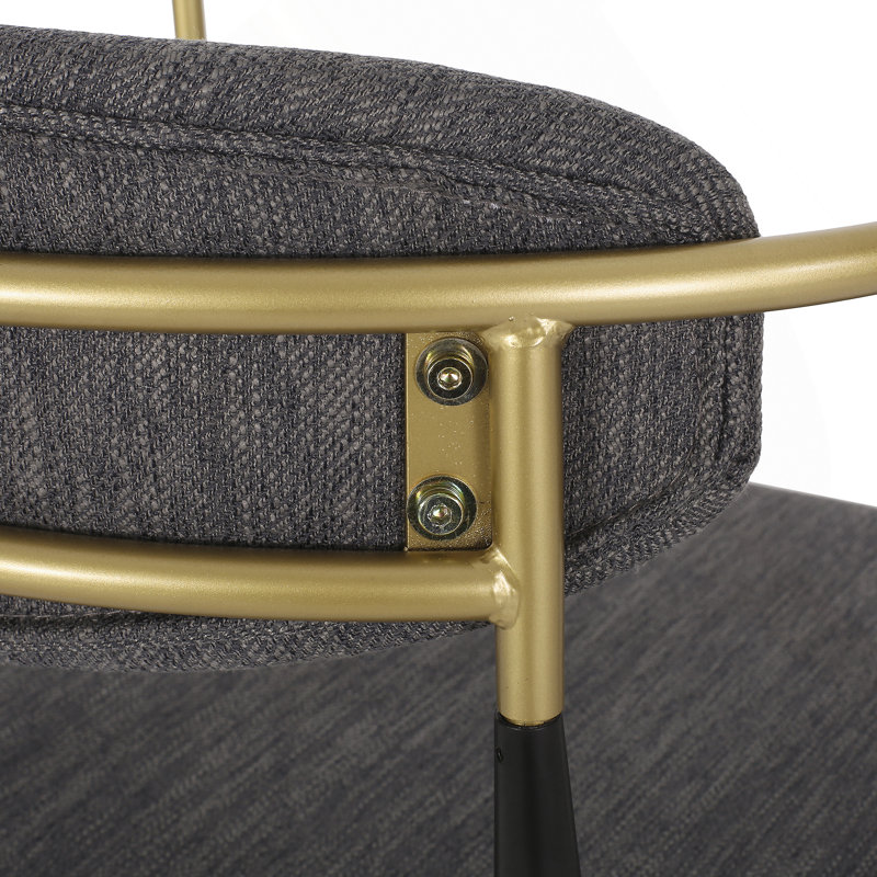 Tabouret de bar (ensemble de 2), Gris anthracite