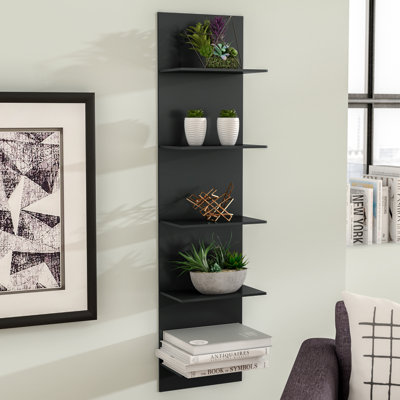 Brakebill 5 Tier Wall Shelf