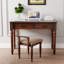 White Rectangular Solid Wood Writing desk with drawers desk-427835698-427835708