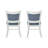 Lainey Blue Stripe Side Chair-1341305053