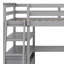 Lit mezzanine avec bureau et tablettes-468828378