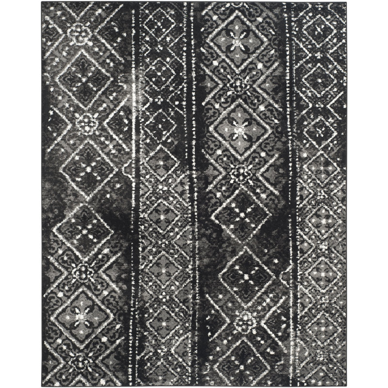Tapis géométrique Aliesa Performance, Rectangle 10 pi x 14 pi