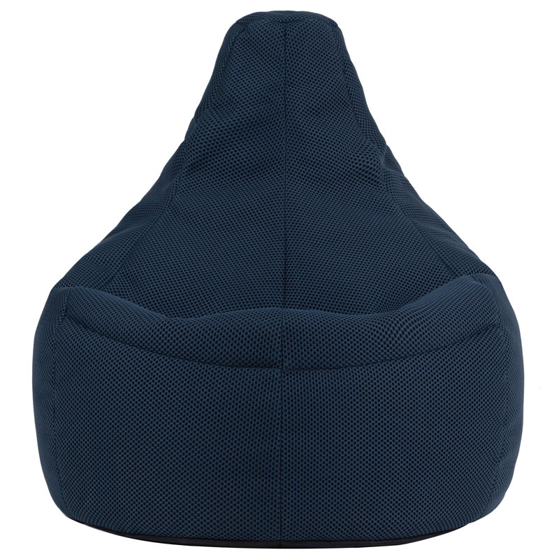 Bean Bag Bazaar Gaming Performance Mesh XL Recliner Bean Bag, Blue