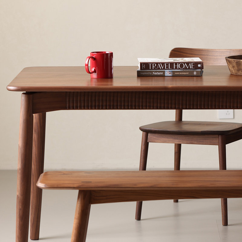 Belle table de salle à manger rectangulaire à usage domestique l 31,49 po, L 31,49 po x L 70,86 po
