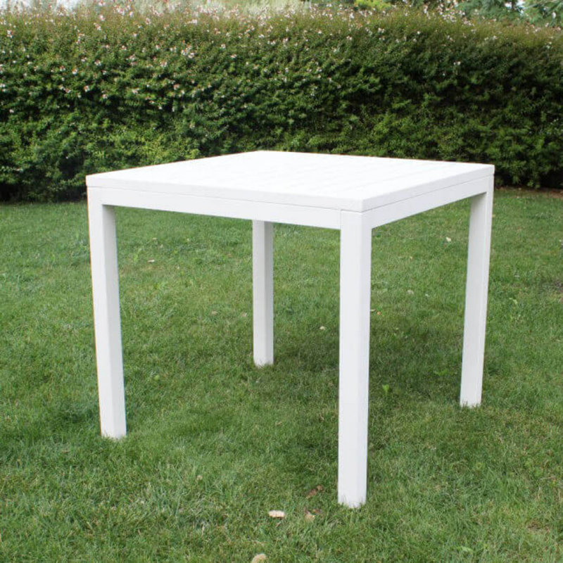 Aada Square 6 - Person 72cm L Dining Table, White