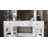 Large Makeup Vanity Desk With Lights & Mirror,10 Round Bulbs Lights with Mirror,Power Outlet,5 Drawers,8 Shelves with Brightness Lighting, Hair Dryer Holder（No Stool)-726282659