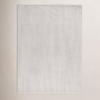 Silver Ivory Hand-Woven Rug