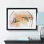 Two Heron Birds in Flight in Abstract - Picture Frame Graphic Art Print-55777751-55777752