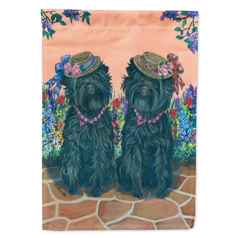 Drapeau de jardin en polyester à 2 côtés Graziello Bichon Frise Do It Better 1 x 0,11 pi, Sœurs Affenpinscher