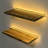 Floating Shelves with LED Lights – Set of 2