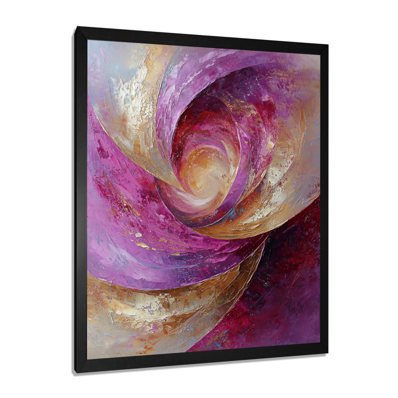 Spratt - Abstract Wall Art, H 32 po x l 16 po, Noir, noir, noir, noir, Reproduction encadrée d'une seule photo