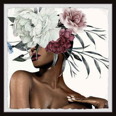 «Take A Flower», reproduction encadrée