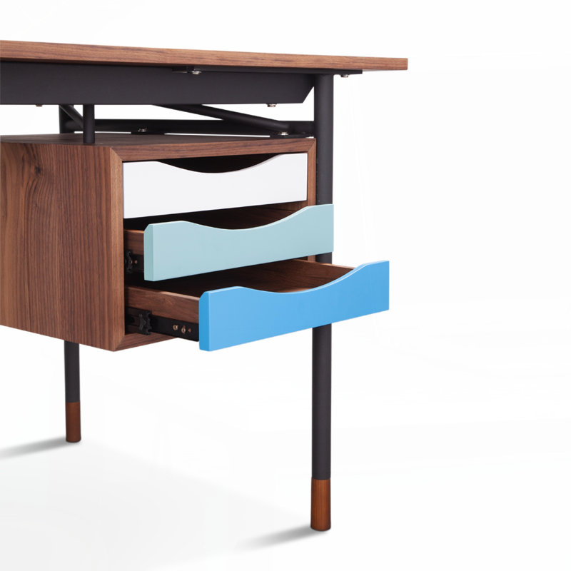Bureau Finn Juhl Nyhavn, version bleue