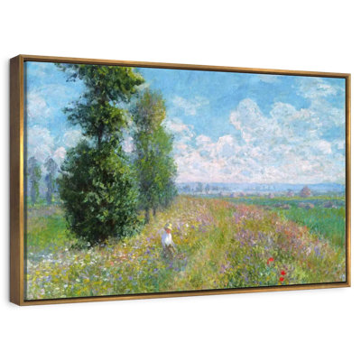 Meadow With Poplars