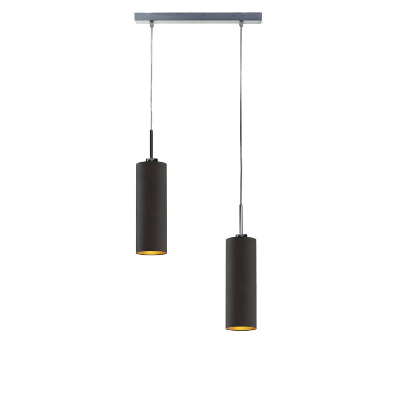 Toms 2 - Light Kitchen Island Pendant, Black/Dark Grey