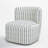 Mariza Upholstered Swivel Slipper Chair-619161930