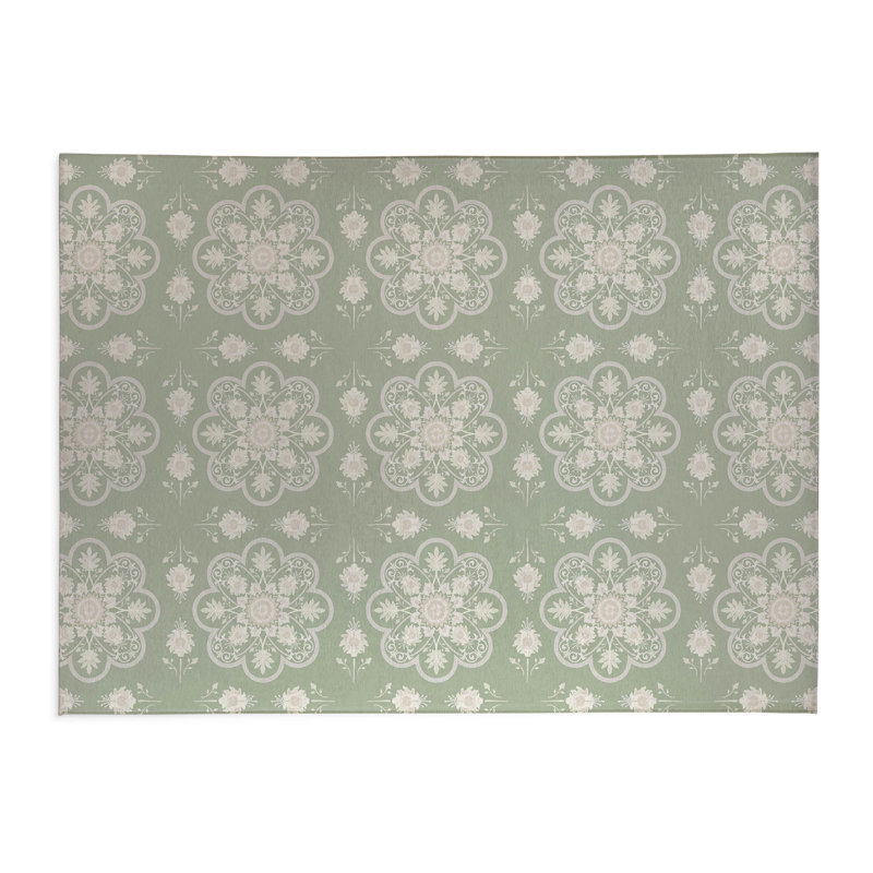 Tapis de lessive Skye, Sauge, Rectangulaire 2 pi x 3 pi