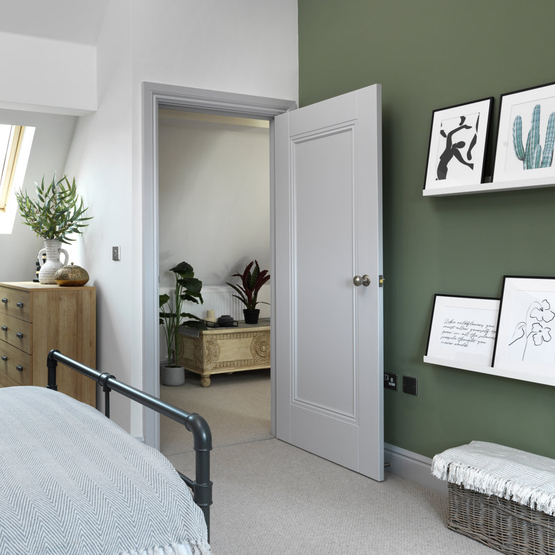 Belton Internal Door Primed, 198.1cm H x 61cm W x 3.5cm D