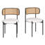 Faux Leather Upholstered Side Chair-1822454904