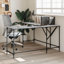 Aaina L-Shaped Metal Base Writing Desk