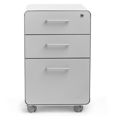  Stow 3-Drawer File Cabinet, With Caster