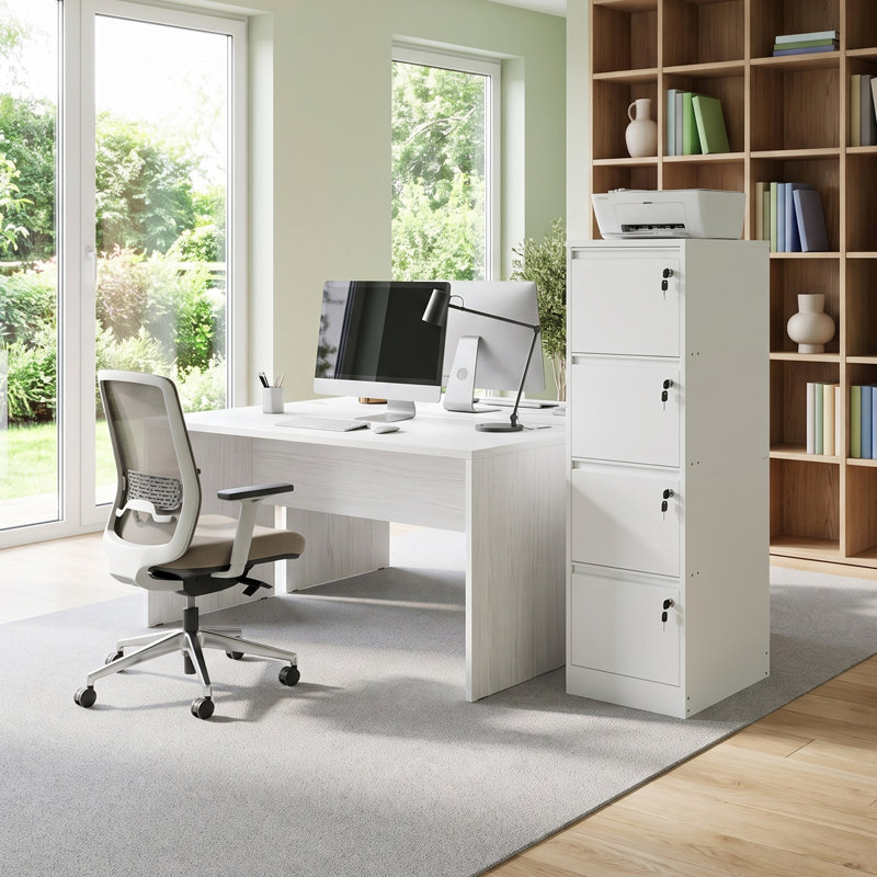 38 cm W 4 -Drawer - Drawer Mobile Filing Cabinet