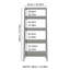 Mercerville 135cm H x 61cm W Bookcase-1810994495