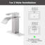 Robinet de salle de bain avec ensemble de drain Centreset-82612561