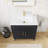 Delhi 30" Single Bath Vanity in with Drop-In White Ceramic Basin Top-199694500-199694501