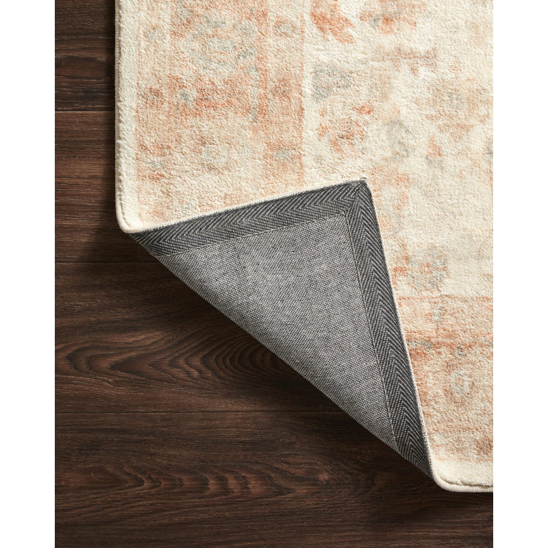 Tapis oriental ivoire, Tapis de couloir 2 pi 2 po x 5 pi