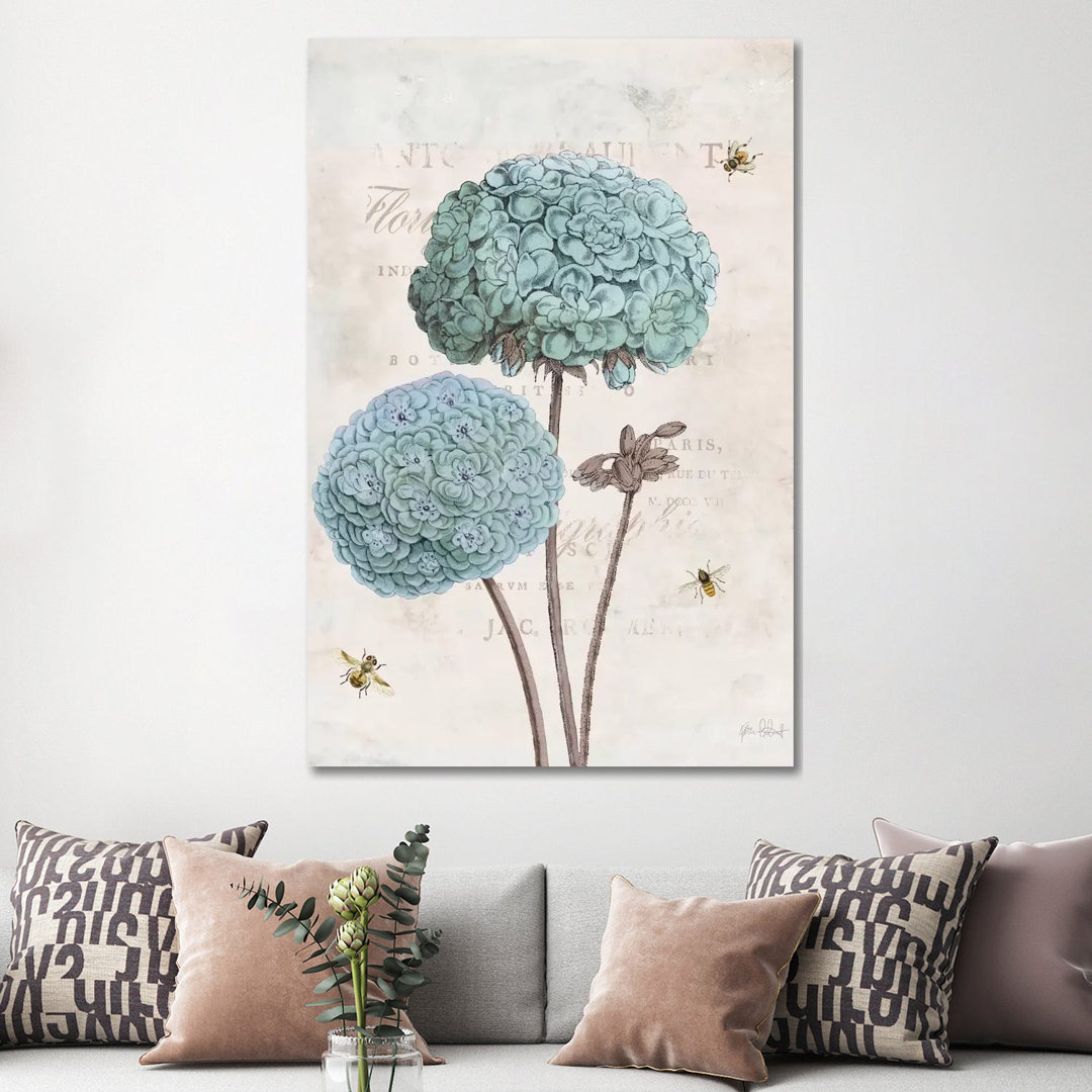 Geranium Study II von Katie Pertiet - Galerie-verpackte Leinwand Giclée auf Leinwand