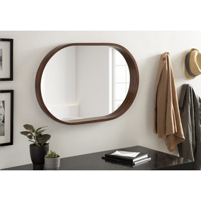Miroir plat en bois massif Roberts