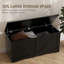 Coffre de rangement pour le salon, coffre à jouets en bois, l 39,4 po-936654801