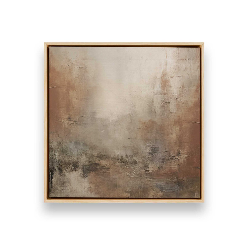 «Russet Mist Déroulant», reproduction sur toile roulée, Cadre flottant, H 12,75 po x l 12,75 po x P 1,75 po, Érable américain