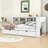 Haileyjo Wood Daybed with 2 Drawers,USB Charging and Shelves-1702522328-1702522331