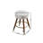 Boucle Upholstered Counter Height Stool, 360° Swivel