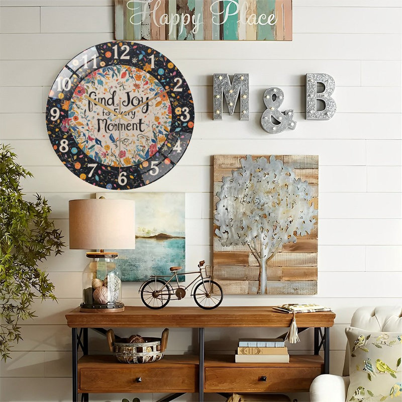 Horloge murale 12 po