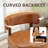 PU Leather Upholstered Solid Wood Dining Chair Side Chair-604761815