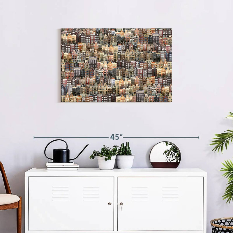 Paysage urbain Sirci Amsterdam, H 20 po x l 30 po