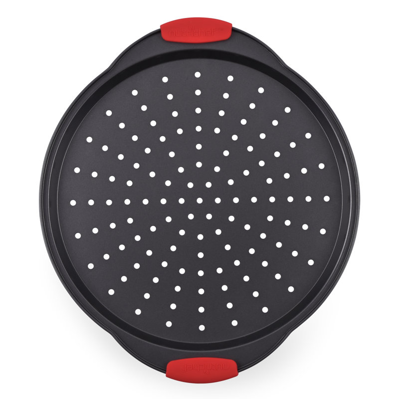 NutriChef Non-Stick Aluminum 13'' Pizza Pan