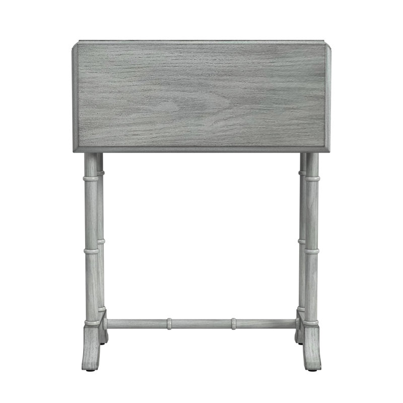Darrow Drop-Leaf Side Table, Gray