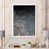 Toile avec cadre blanc