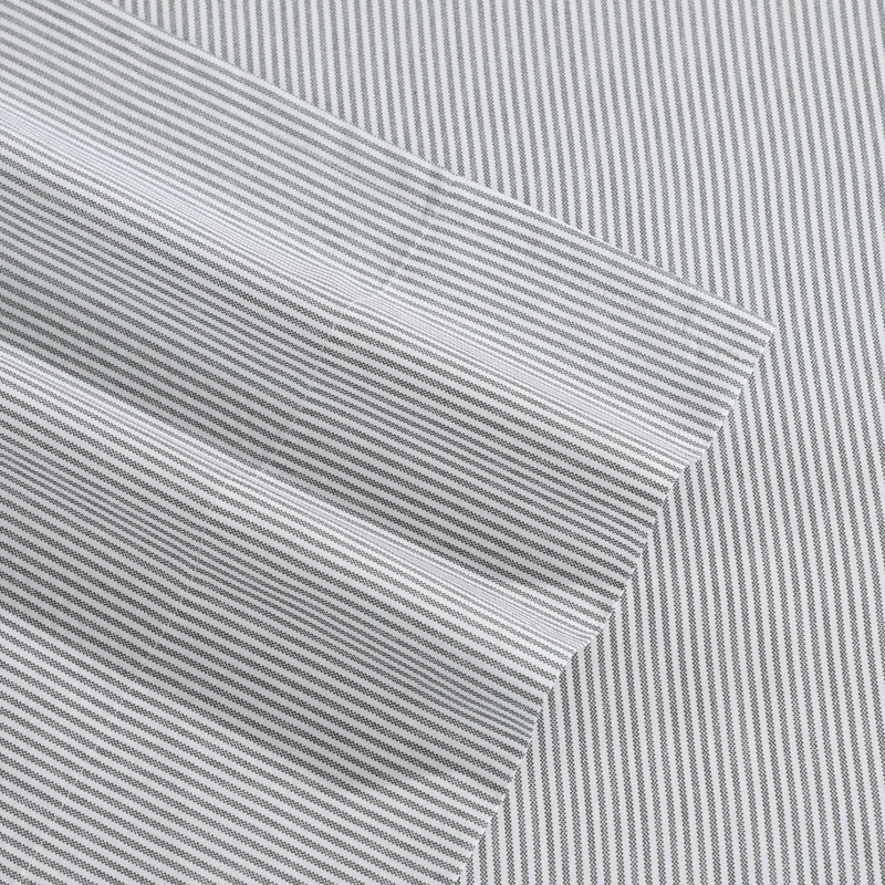 Tommy Hilfiger Printed Percale Cotton Sheet Set, Twin XL Sheet Set with 1 Pillowcase, Green Stripe