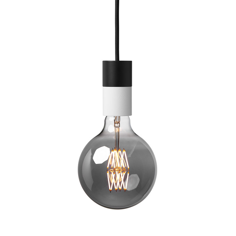 Jazlyn 1 - Light Single Pendant, Black/White