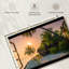 «Window to Serene Beach», reproduction sur toile tendue-1517688550