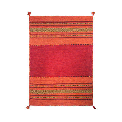 Chinn Striped Hand Woven Area Rug