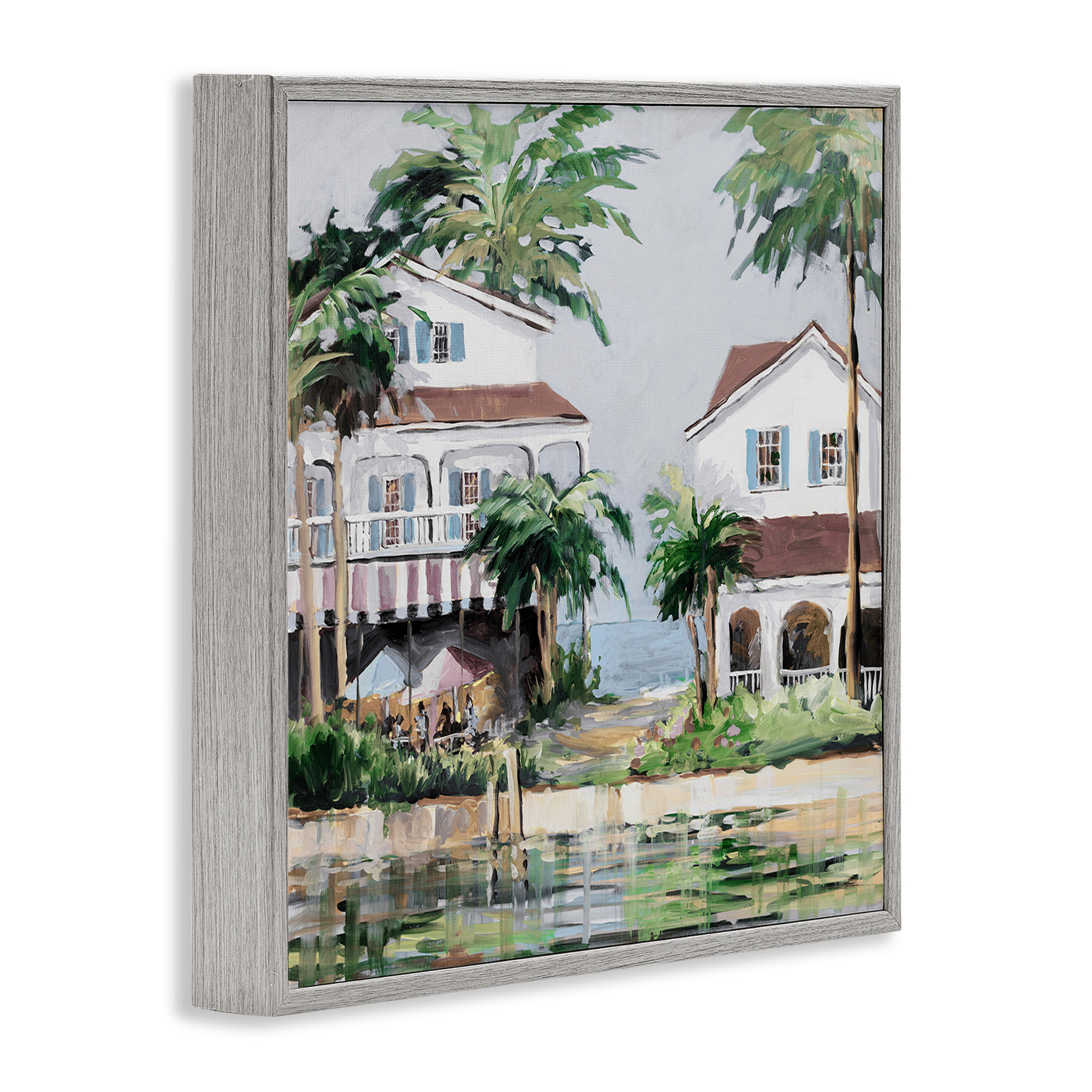 Highland Dunes Coastal Bay Cottages Giclee Art by Jane Slivka Wayfair